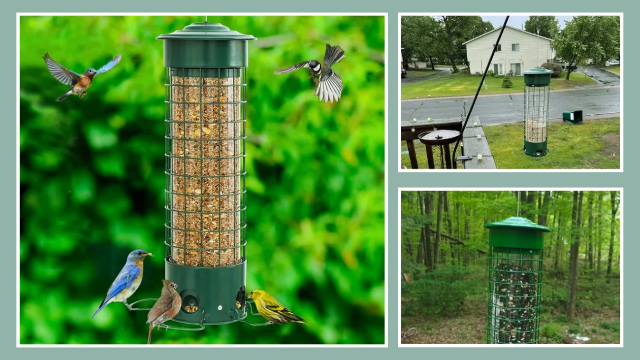 Samhe Squirrel-Activated Weight-Sensitive Feeder (3 lb Capacity)